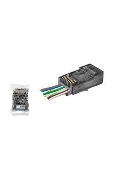 Cat6 Ez Rj45 Konnektör - 100 Adet Siyah / Ekonomik Poşet Paket Nd2410 Hmngoxxtptprp Cat6 Ez Rj45 Konnektör - 100 Adet Siyah / Ekonomik Poşet Paket Nd2410 Hmngoxxtptprp