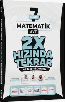 Ders Platosu Ayt Matematik 7 Günde 2x Hızında Tekrar Deneme Ders Platosu Ayt Matematik 7 Günde 2x Hızında Tekrar Deneme