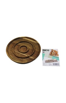 Akasya Yuvarlak 2 Bölmeli 1+1 Ahşap Servis Sunum Tepsi - Tahtası 20 X 1.4cm Bx40 Çok Renkli Akasya Yuvarlak 2 Bölmeli 1+1 Ahşap Servis Sunum Tepsi - Tahtası 20 X 1.4cm Bx40 Çok Renkli