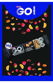 Go Ahead Bitter Çikolatalı Ve Yer Fıstıklı Protein Bar - 45 Gram - 18 Adet Go Ahead Bitter Çikolatalı Ve Yer Fıstıklı Protein Bar - 45 Gram - 18 Adet