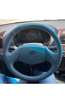 Hyundai Accent Milenyum Kasa Birebir Renk Araca Özel  Kaplama Deri Direksiyon Kılıfı