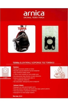 Arnica Terra Süpürge Bez Toz Torbası Kutulu Arnica Terra Süpürge Bez Toz Torbası Kutulu