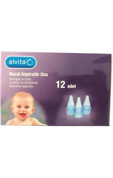 Alvita Nazal Aspiratör Ucu 12 Adet Alvita Nazal Aspiratör Ucu 12 Adet