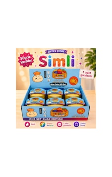 Squishy Simli Çin Mantısı Büyük Boy Süpriz Renk