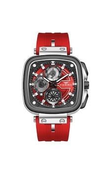 Ferro Fm11352d-j8 Quartz Silikon Kırmızı 44 Mm Erkek Kol Saati Ferro Fm11352d-j8 Quartz Silikon Kırmızı 44 Mm Erkek Kol Saati