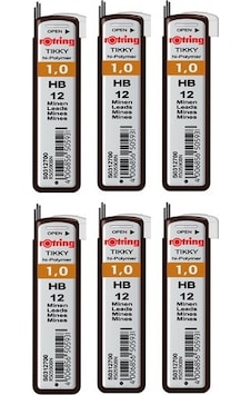 Rotring Hi Polymer Kurşun Kalem Ucu Hb 0.9 / 1.0 MM - 6 Adet Rotring Hi Polymer Kurşun Kalem Ucu Hb 0.9 / 1.0 MM - 6 Adet