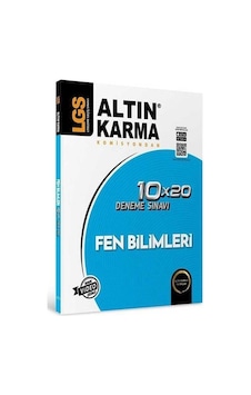 Altın Karma Yayınları 8. Sınıf Lgs Fen Bilimleri 10X20 Branş Dene