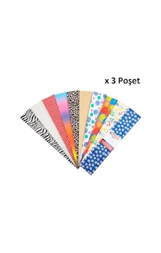 Bigpoint Desenli Krapon Kağıdı 10'lu Karışık Poşet X 3 Poşet Bigpoint Desenli Krapon Kağıdı 10'lu Karışık Poşet X 3 Poşet