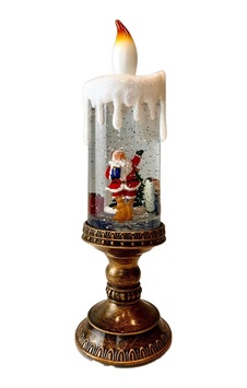 Yılbaşı Dekorasyonu Mum Llm-hdy0011 Beyaz