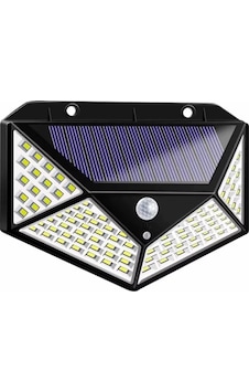 Solar Hareket Sensörlü Duvar Lambası 100 Led Çokrenkli Solar Hareket Sensörlü Duvar Lambası 100 Led Çokrenkli