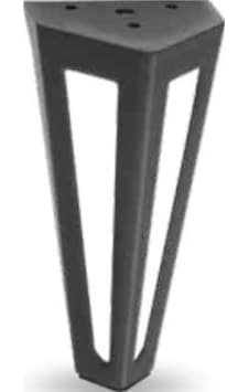 KARAKOÇ, NEPTÜN 14 CM METAL, SİYAH  KOLTUK,BAZA,MOBİLYA AYAĞI (4 ADET)