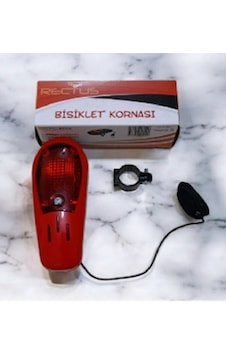 Rectus 8 Sesli Bisiklet Kornası Kırmızı Rectus 8 Sesli Bisiklet Kornası Kırmızı