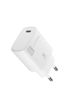 Cellularline Usb-C 25 W Mini Şarj Cihazı Beyaz Cellularline Usb-C 25 W Mini Şarj Cihazı Beyaz
