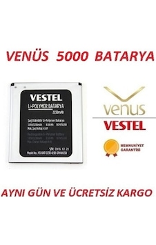 Vestel Uyumlu Venus 5000 Batarya. Pil Vestel Uyumlu Venus 5000 Batarya. Pil
