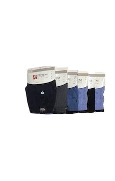Erdem 1400 Erkek Penye Boxer 6'Lı Paket
