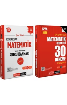 Pegem Yayınları 2026 Kpss Matematik Soru Bankası Ve Deneme Seti 2 Kitap