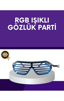 Cosmotex Led Işıklı Parti Gözlüğü Renkli Eğlence Aksesuarı Cosmotex Led Işıklı Parti Gözlüğü Renkli Eğlence Aksesuarı