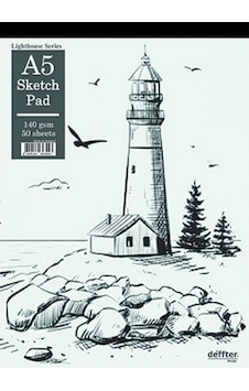 Eskiz Defter Light House A5 64394-3 Çok Renkli