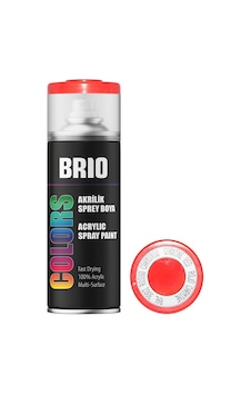 Brio Sprey Boya Akrilik Karmen Kırmızı B3002 400 ML Brio Sprey Boya Akrilik Karmen Kırmızı B3002 400 ML