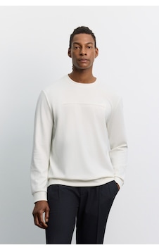 Avva Erkek Ekru Bisiklet Yaka Modal Karışımlı Soft Touch Regular Fit Sweatshirt A62y1200 Avva Erkek Ekru Bisiklet Yaka Modal Karışımlı Soft Touch Regular Fit Sweatshirt A62y1200