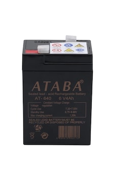 Ataba At-640 6v 4ah Bakımsız Kuru Işıldak Aküsü