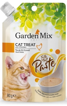 Garden Mix Tavuk Etli Ezmeli Kedi Ödülü 80 Gr Garden Mix Tavuk Etli Ezmeli Kedi Ödülü 80 Gr