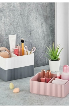 2 Adet Bölmeli Banyo Mutfak Makyaj Malzemeleri Düzenleyici Kat Kat Organizer Kutu 2 Bölmeli 2 Adet Bölmeli Banyo Mutfak Makyaj Malzemeleri Düzenleyici Kat Kat Organizer Kutu 2 Bölmeli
