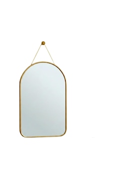 Deinhaus Dekoratif Duvar Aynası, 23x40 Cm, İnce Goldmetal Çerçeve, Kemer Tasarım, Sarı Askı İpli, Modern Stil, Diğer Deinhaus Dekoratif Duvar Aynası, 23x40 Cm, İnce Goldmetal Çerçeve, Kemer Tasarım, Sarı Askı İpli, Modern Stil, Diğer