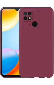 Xiaomi Poco C40 Kılıf Zore Premier Silikon Kapak Mürdüm Xiaomi Poco C40 Kılıf Zore Premier Silikon Kapak Mürdüm