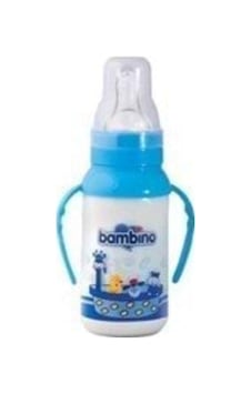 Bambino Silikon Kiraz Uçlu Kulplu Cam Biberon 125 ML (Bpa 0) Bambino Silikon Kiraz Uçlu Kulplu Cam Biberon 125 ML (Bpa 0)