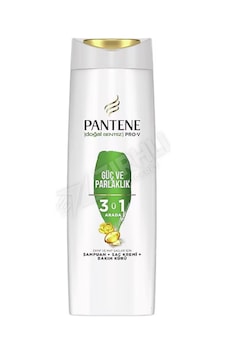 Pantene Güç Ve Parlaklık 3'ü 1 Arada Şampuan 400 Ml Pantene Güç Ve Parlaklık 3'ü 1 Arada Şampuan 400 Ml
