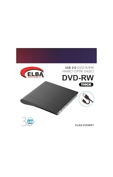 Elba Dvdwrt-thck Harici Dvdrw Thick, Siyah Dvd Yazıcı Writer Kdo Elba Dvdwrt-thck Harici Dvdrw Thick, Siyah Dvd Yazıcı Writer Kdo