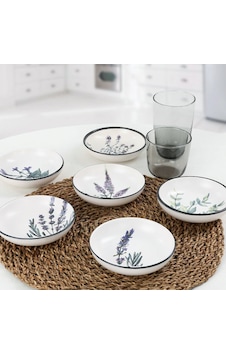 Keramika 18938/43 Çiçek Bahçesi Halka Çerezlik Sosluk 6 Adet 13 CM Keramika 18938/43 Çiçek Bahçesi Halka Çerezlik Sosluk 6 Adet 13 CM