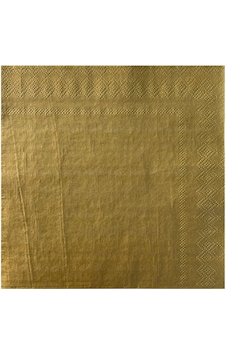 Servis Peçete Gold 33x33 Cm - 20 Adet Servis Peçete Gold 33x33 Cm - 20 Adet