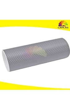 Oto Karbon Kaplama Folyo Hava Kanallı Gri 152Cm X 1M Oto Karbon Kaplama Folyo Hava Kanallı Gri 152Cm X 1M