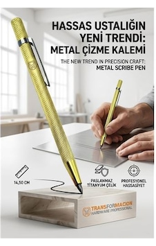 Tungsten Karbür Uçlu Profesyonel Metal Çizici Kalem Metal Çizme Kalemi 723029 Tungsten Karbür Uçlu Profesyonel Metal Çizici Kalem Metal Çizme Kalemi 723029
