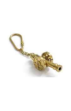 Pirinç Top Arabası Anahtarlık 2254d Pirinç Top Arabası Anahtarlık 2254d