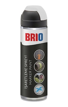 Brio İşaretleme Spreyi Endüstriyel 500 Ml Beyaz