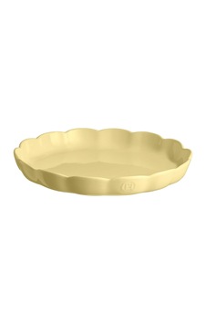 Emile Henry Madeleine Yivli Tart Tabağı, 30 Cm, Vanilya Çok Renkli Emile Henry Madeleine Yivli Tart Tabağı, 30 Cm, Vanilya Çok Renkli