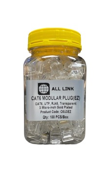C6u3ez Cat6 Utp Modular Plug Ez Rj45 Transparent 3 Mıcro-Inch C6u3ez Cat6 Utp Modular Plug Ez Rj45 Transparent 3 Mıcro-Inch