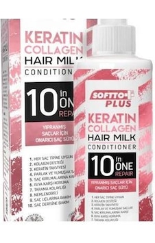 Softo Plus Keratin & Collagen Hair Milk Saç Bakım Sütü 250 ML Softo Plus Keratin & Collagen Hair Milk Saç Bakım Sütü 250 ML