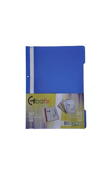 Bafix Telli Dosya Plastik XL Mavi A4 50 Adet Bafix Telli Dosya Plastik XL Mavi A4 50 Adet