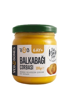 Veg&bones Bebek Çorbası 190 G Balkabağı - Ek Gıda 3'li Ekonomik Paket - 3 Adet Tarı Veg&bones Bebek Çorbası 190 G Balkabağı - Ek Gıda 3'li Ekonomik Paket - 3 Adet Tarı