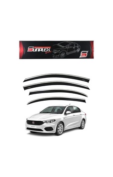 Kromlu Cam Rüzgarlığı Fiat Egea 2015+ 4 Parça Sunpleks 1006001 - Yerli Üretim Kromlu Cam Rüzgarlığı Fiat Egea 2015+ 4 Parça Sunpleks 1006001 - Yerli Üretim