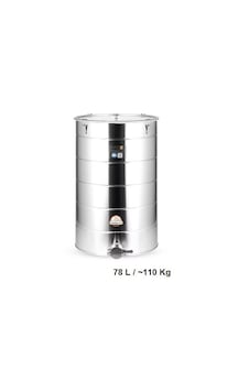 Caadex Bal Dinlendirme Kazanı, Paslanmaz Musluklu, Paslanmaz, 78 L / 110 Kg, Cx-camcs110 Caadex Bal Dinlendirme Kazanı, Paslanmaz Musluklu, Paslanmaz, 78 L / 110 Kg, Cx-camcs110