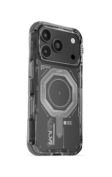 Apple Uyumlu iPhone 17 Pro Kılıf Skinarma M-safe Şarj Özellikli Airbag Tasarımlı Magma Kapak Füme Apple Uyumlu iPhone 17 Pro Kılıf Skinarma M-safe Şarj Özellikli Airbag Tasarımlı Magma Kapak Füme