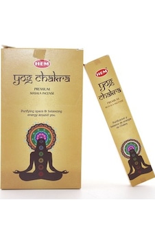 Hem Yog Chakra Masala Aromalı Çubuk Tütsü Hem Yog Chakra Masala Aromalı Çubuk Tütsü