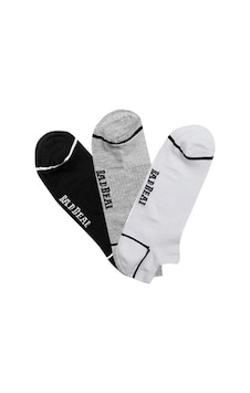 Bad Bear Cross Ankle Beyaz Grimelanj Siyah 3'lü Unisex Kısa Çorap Beyaz-gri-siyah Bad Bear Cross Ankle Beyaz Grimelanj Siyah 3'lü Unisex Kısa Çorap Beyaz-gri-siyah