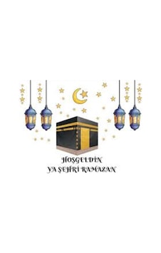 Hoş Geldin Ramazan Kabe Yapışkan Sticker 34x47 Cm