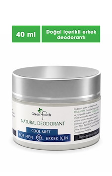 Cool Mist Yeni Nesil, Doğal İçerikli Erkek Deodorantı Ve Ter Kokusu Önleyici, Alüminyum, İçermez.